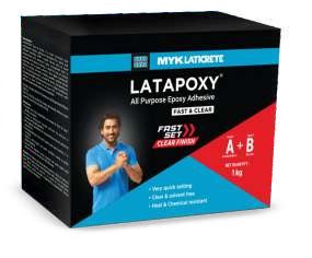 MYK Laticrete LATAPOXY Epoxy Adhesive - Fast & Clear