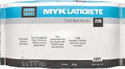 MYK LATICRETE 226 Thick Bed Mortar (+ 3642 Latex Concentrate)
